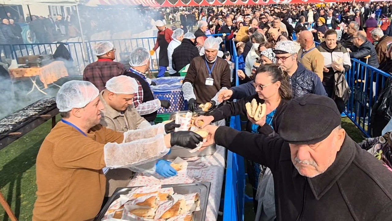 Tekirdağ’da Hamsi ve Mıhlama Festivali’ne büyük ilgi
