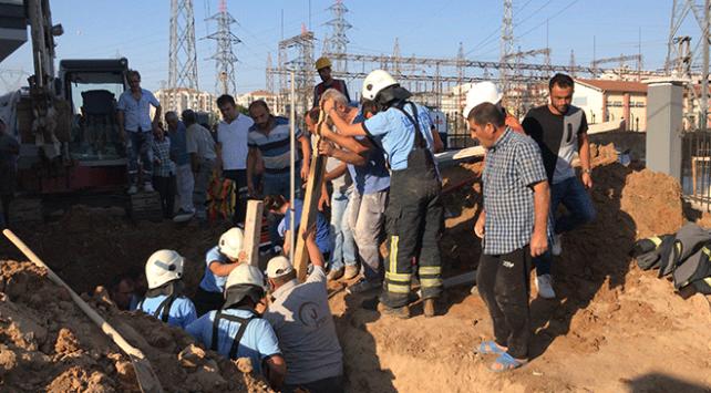 Tekirdağ'da inşaatta göçük: 2 kişi yaralandı