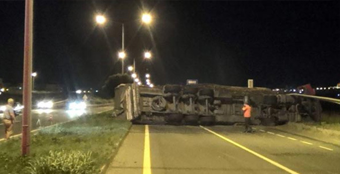 Tekirdağ’da karşı şeride geçen araç dehşet saçtı