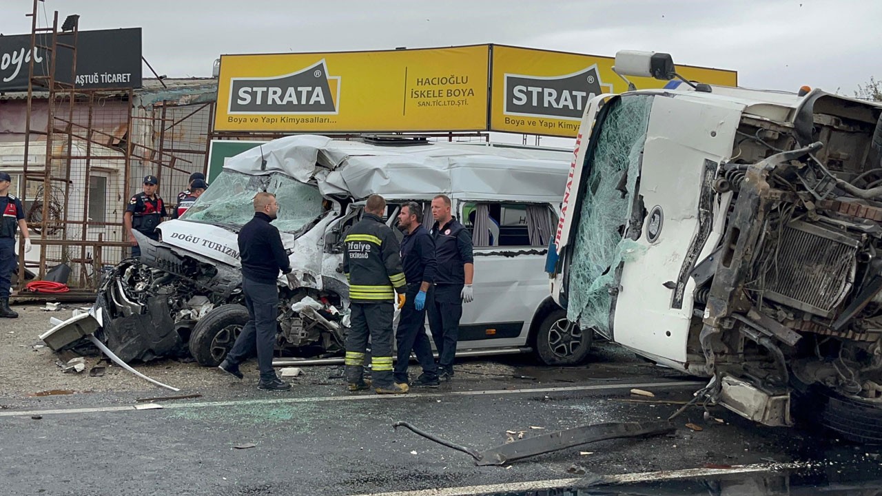 Tekirdağ'da korkunç kaza! Çok sayıda ölü ve yaralı var