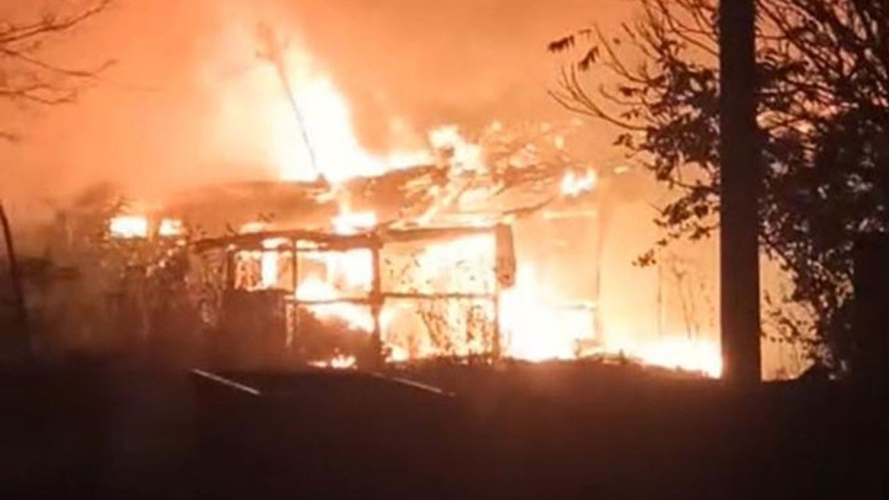 Tekirdağ’da korkutan yangın