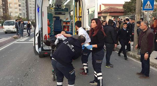 Tekirdağ'da okul önünde dehşet anları: Yaralı öğrenciler var