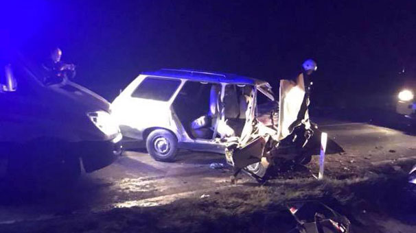 Tekirdağ'da otomobiller kafa kafaya çarpıştı: 1 ölü, 3 yaralı