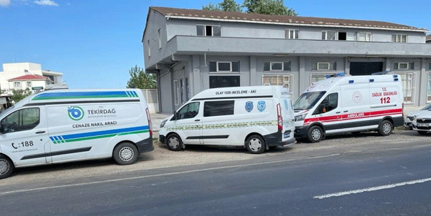 Tekirdağ'da şüpheli ölüm