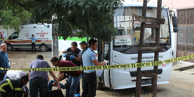 Tekirdağ'da talihsiz feci kaza!
