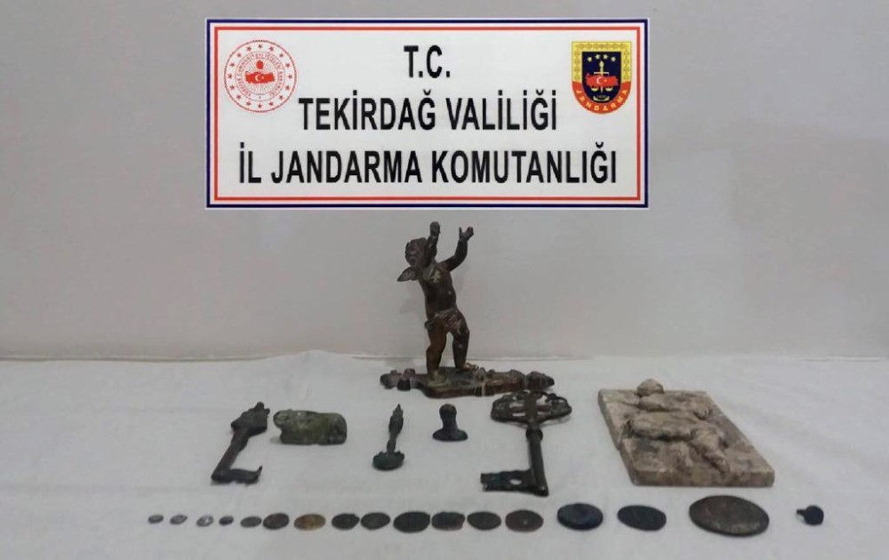Tekirdağ’da tarihi eser operasyonu 