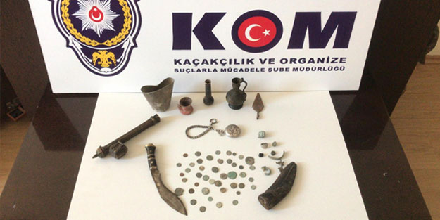 Tekirdağ'da tarihi eser operasyonu: 2 gözaltı