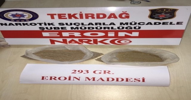 Tekirdağ'da üç zehir taciri kıskıvrak yakalandı