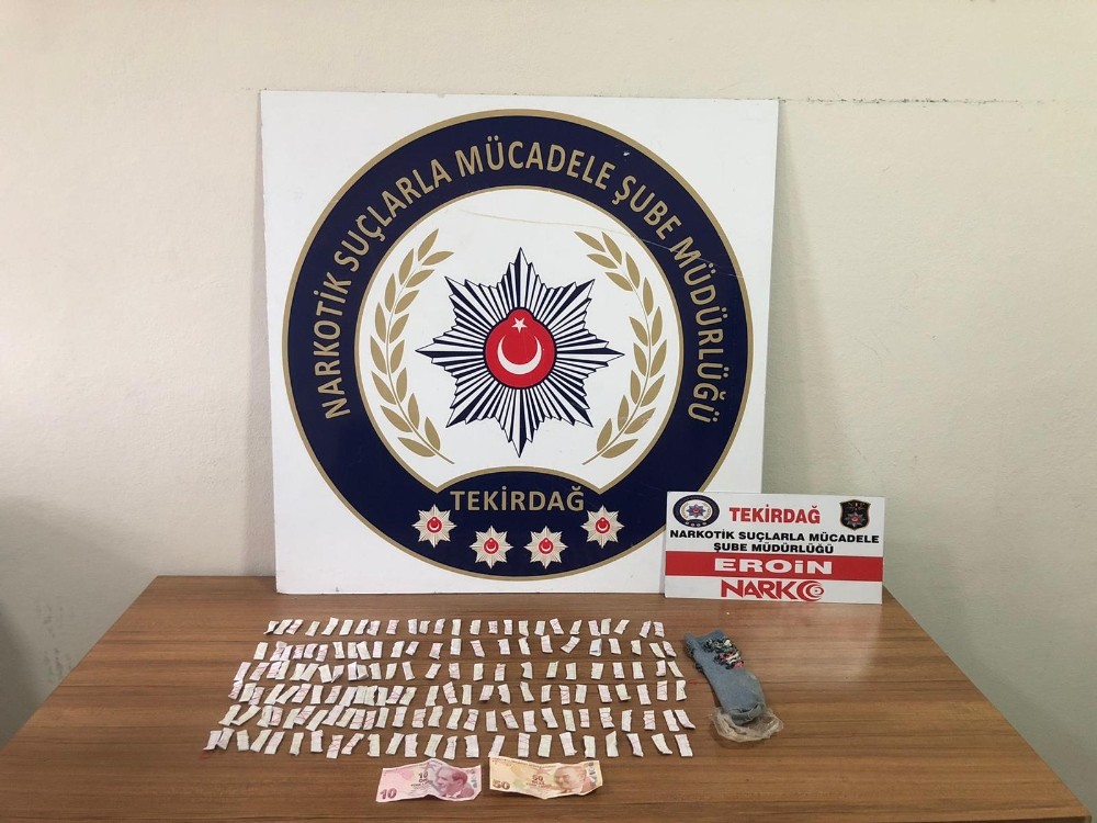 Tekirdağ’da uyuşturucu operasyonu: 1 gözaltı 