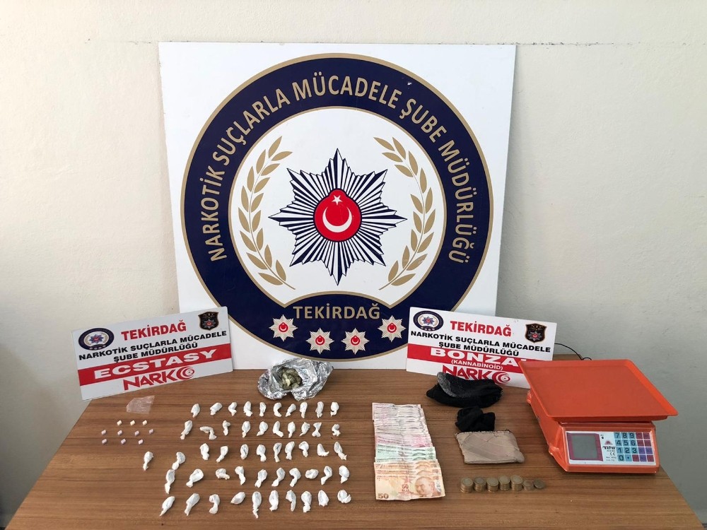 Tekirdağ’da uyuşturucu operasyonu: 1 kadın gözaltına alındı 