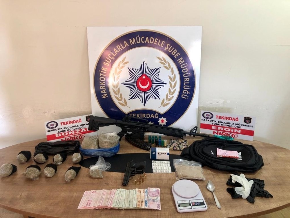 Tekirdağ’da uyuşturucu operasyonu: 13 gözaltı 