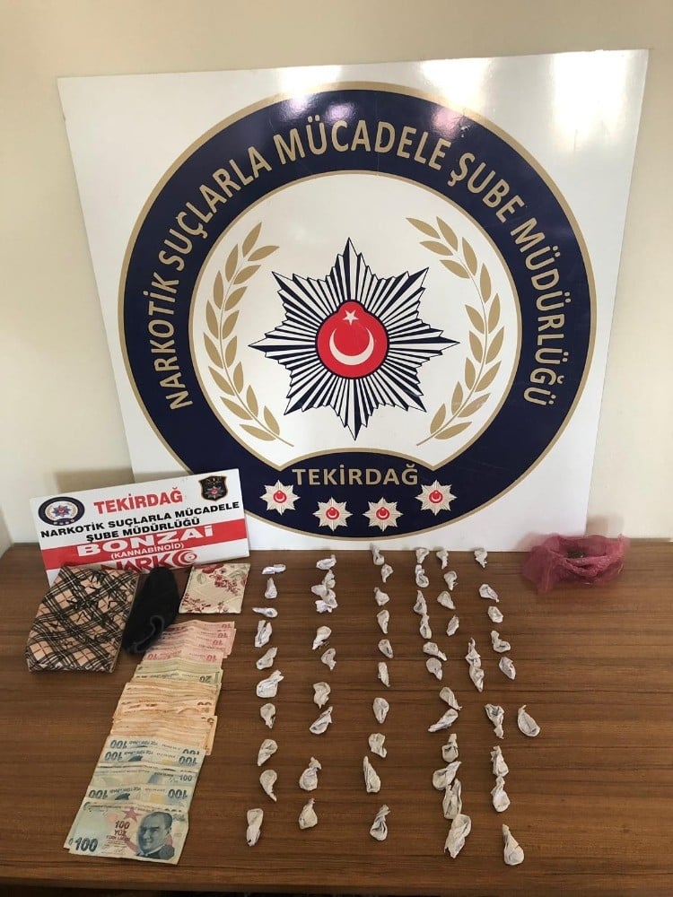 Tekirdağ’da uyuşturucu operasyonu: 2 gözaltı 