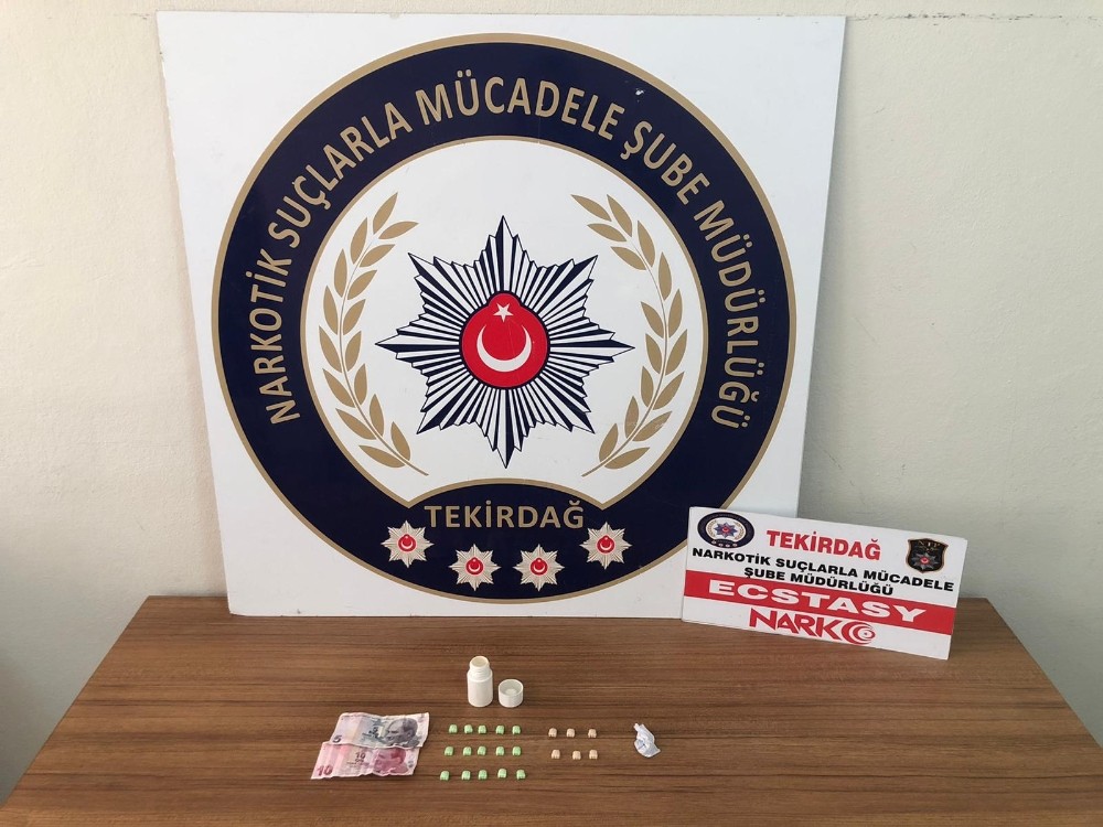 Tekirdağ’da uyuşturucu operasyonunda 2 kişi yakalandı 
