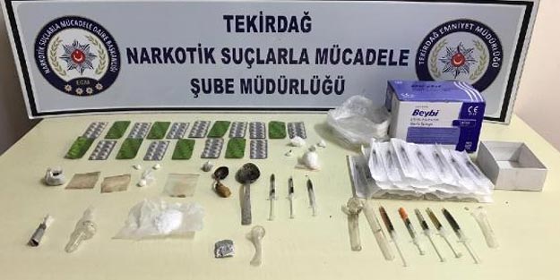 Tekirdağ'da uyuşturucu ticaretine 4 tutuklama