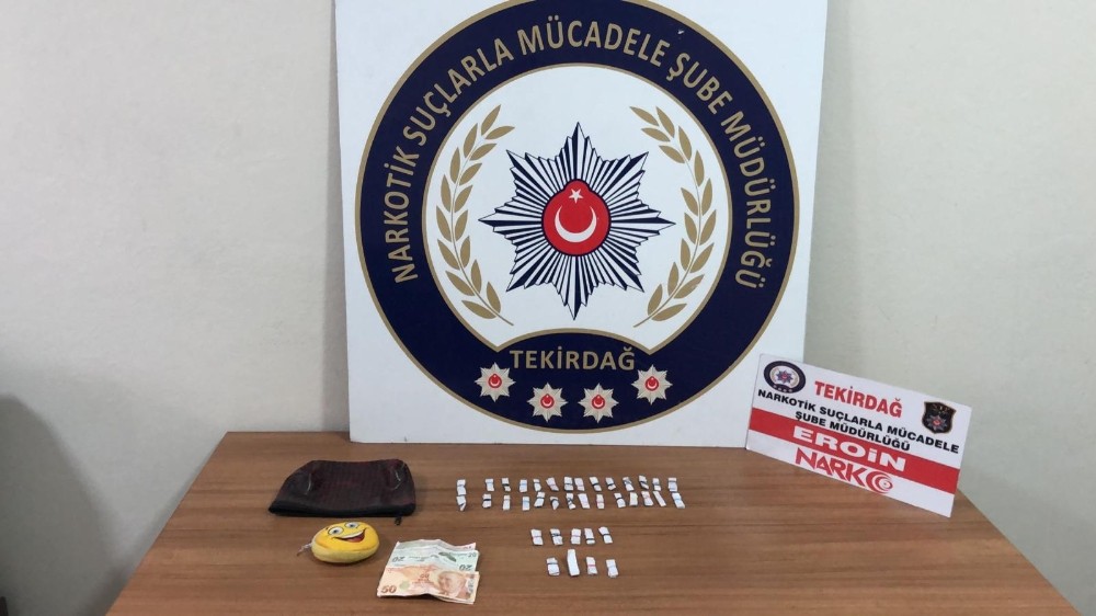 Tekirdağ’da zehir tacirlerine operasyon 