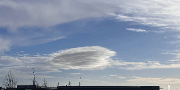 Bursa’dan sonra Tekirdağ'da da mercek bulutu görüldü