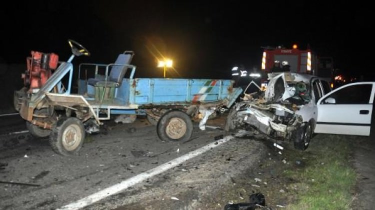 Tekirdağ'ın Malkara ilçesinde trafik kazası: 1 ölü, 3 yaralı