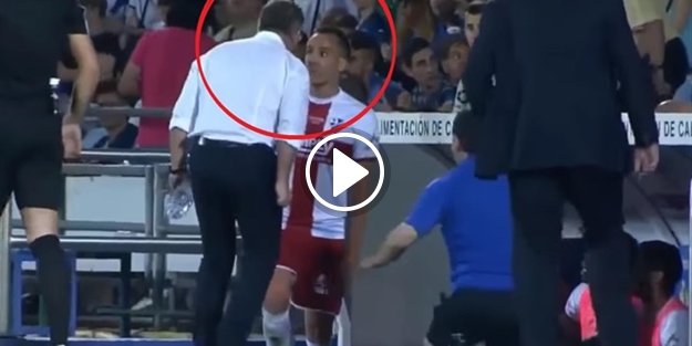 Teknik direktör kendi oyuncusuna böyle kafa attı!