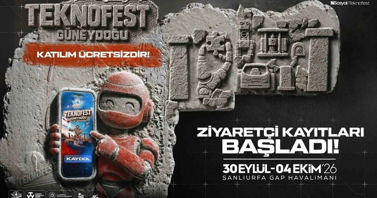 TEKNOFEST Güneydoğu 30 Eylül'de Şanlıurfa'da başlıyor ziyaretçi kayıtları açıldı