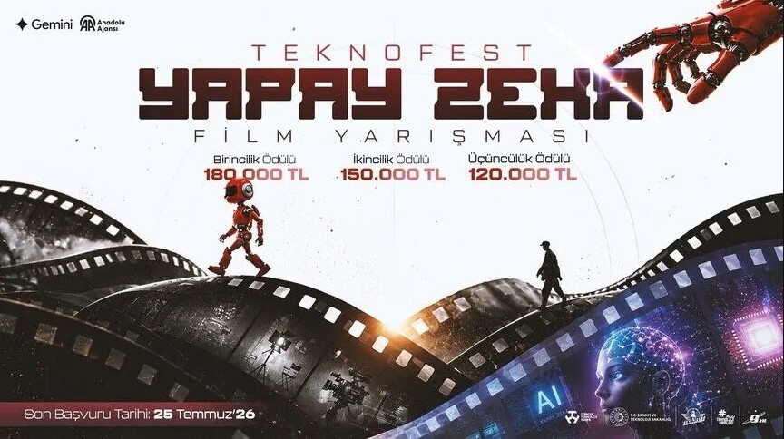 TEKNOFEST kapsamında düzenleniyor! "Yapay Zekâ Film Yarışması" başvuruları başladı