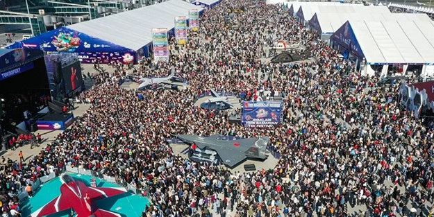 TEKNOFEST'i 1 milyon kişi ziyaret etti!
