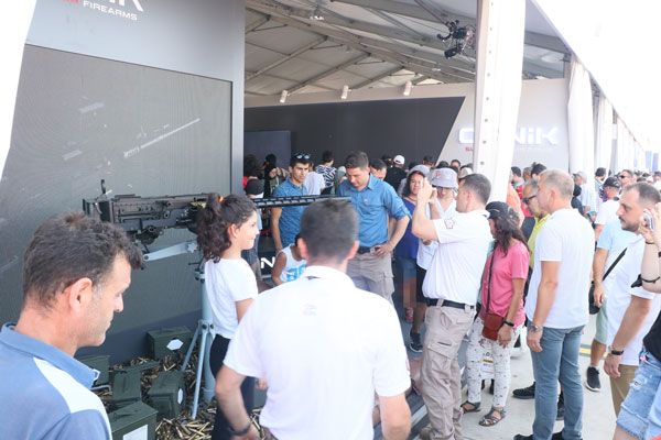 TEKNOFEST'in ilgi odağı: CANiK M2F ağır makineli tüfek