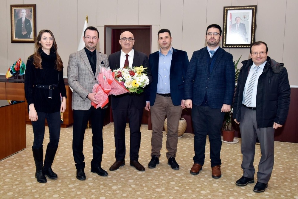 Teknoloji Komisyonundan Manisa CBÜ Rektörü Ataç’a işbirliği ziyareti 