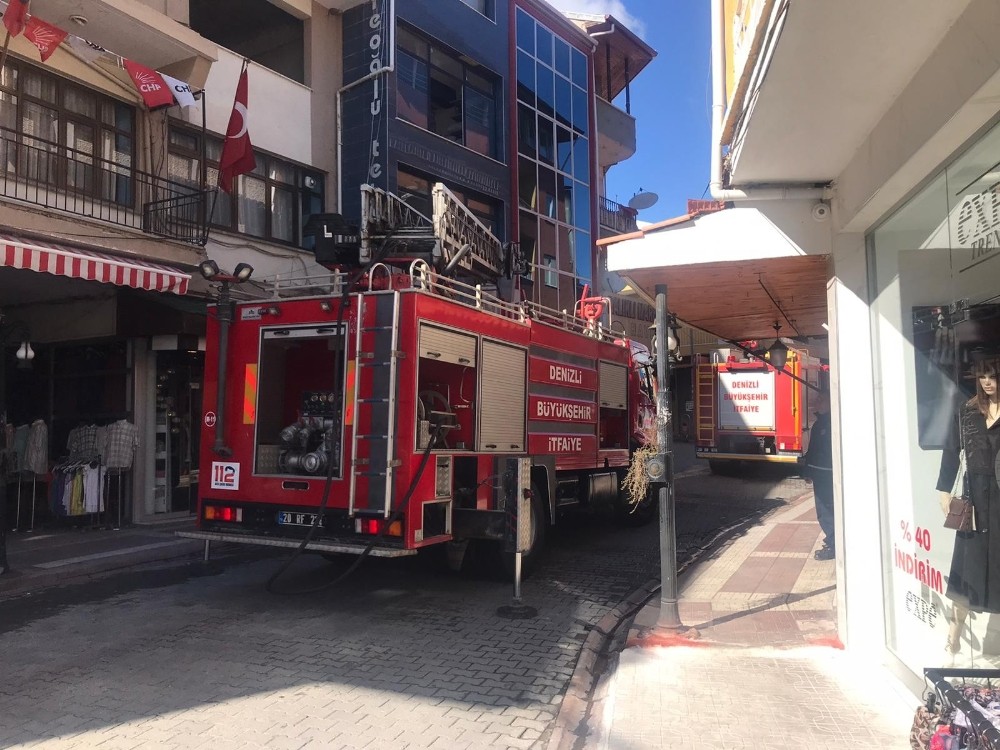 Tekstil atölyesinde yangın 