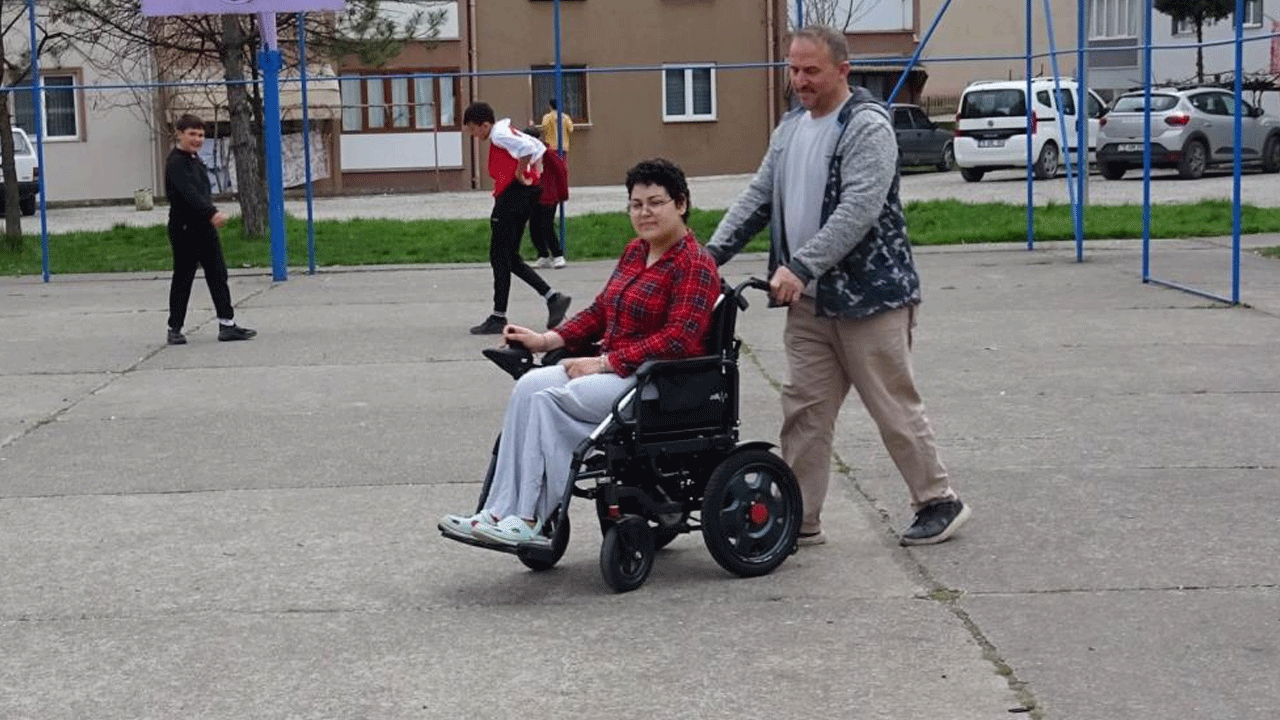 Tekstil işçisinden örnek davranış! 333 tekerlekli sandalye...