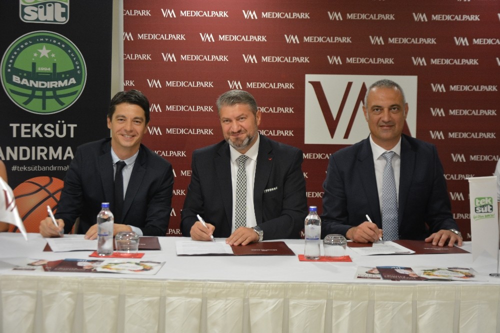 Teksüt Bandırma BK’nın sağlık sponsoru VM Medical Park Bursa oldu 