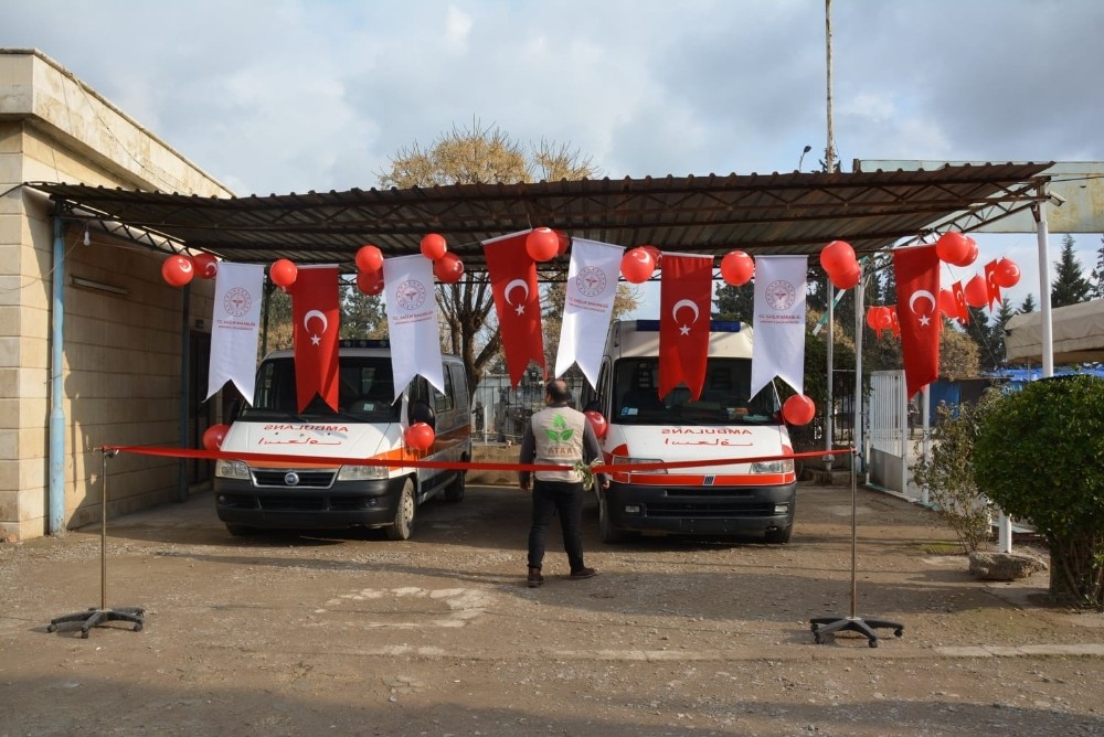 Tel Abyad Hastanesinde ilk ameliyat yapıldı 