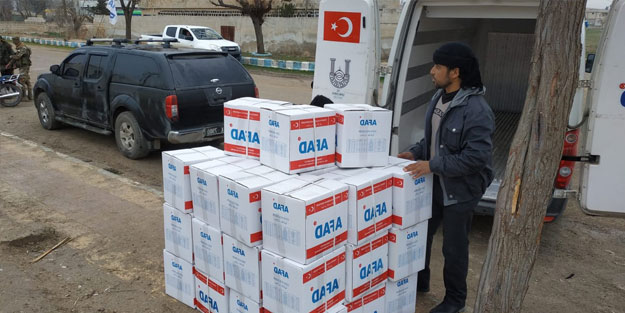 Teröristlerden temizlendi! Yardımlar devam ediyor