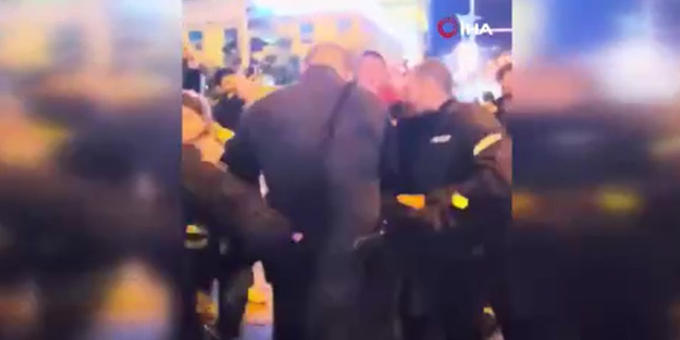 Tel Aviv'de İsrail protestosuna sert müdahale!