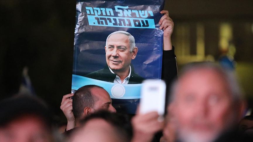 Tel Aviv'deki Netanyahu'ya destek gösterisine beklenen katılım sağlanmadı