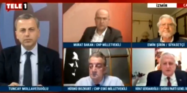 TELE1'de skandal sözler! Cumhurbaşkanı Erdoğan'ı böyle tehdit etti