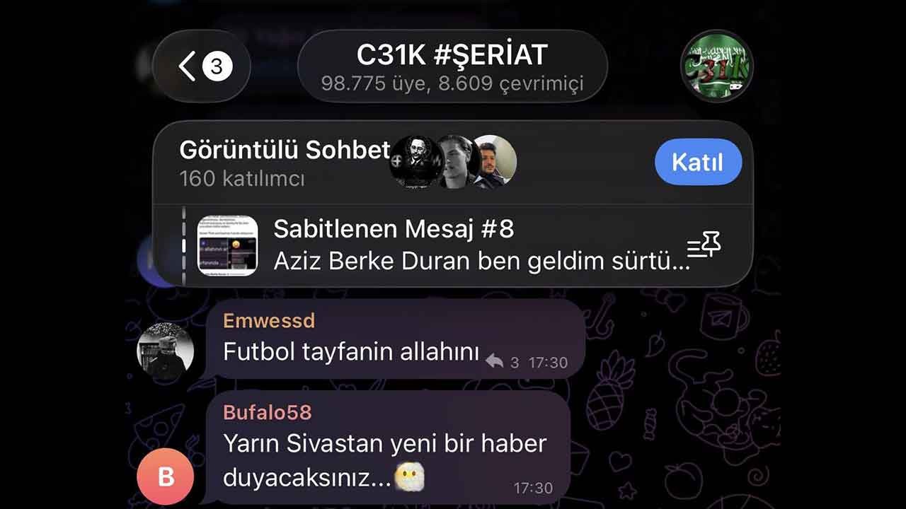 Telegramda terör estiren çocuk yakalandı! Sivas Cumhuriyet Başsavcılığı düğmeye bastı