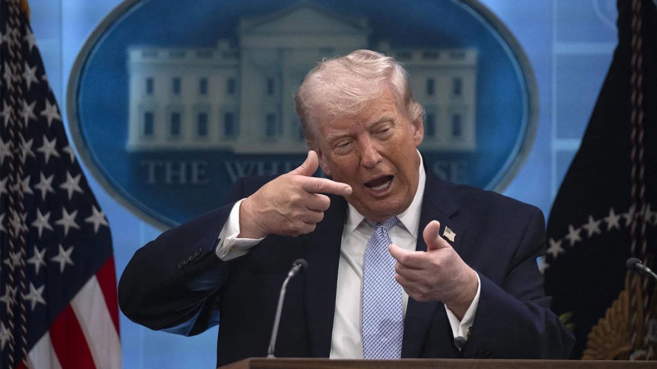 Televizyon ekranına sayaç yerleştirildi! Katil İsrail'den Trump'ın sözlerine destek