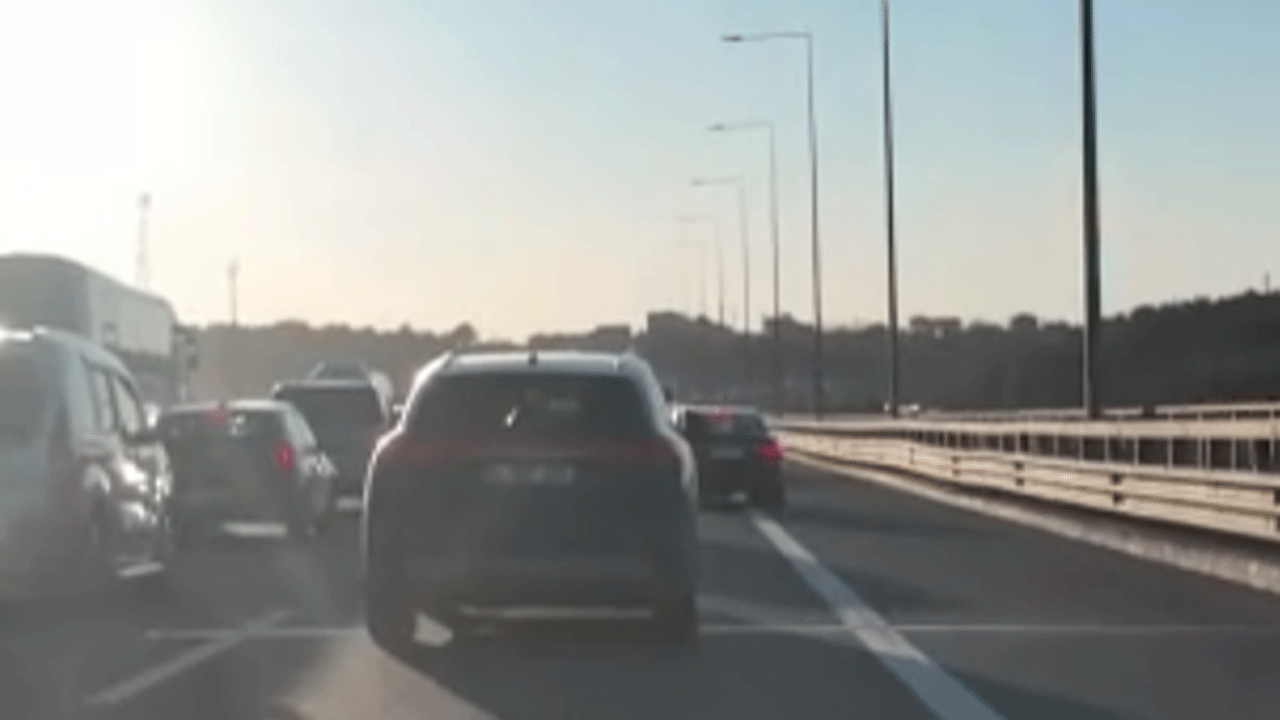 TEM bağlantı yolunda pes dedirten görüntüler! Neredeyse her dakika 2 tane!