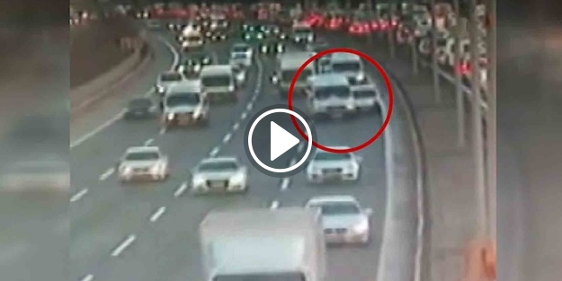 TEM Otoyolu'nda kaza değil cinayete teşebbüs