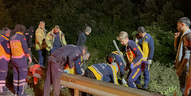 TEM Otoyolu'nda trafik kazasında 2 kişi yaralandı