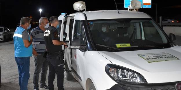 Temaslı yolcu denetimde yakalandı