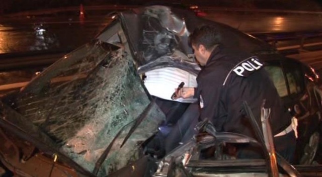 TEM'de otomobil takla attı: 1 kişi hayatını kaybetti