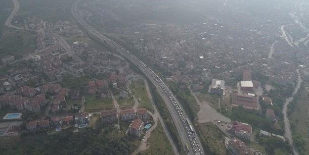 TEM'de trafik durma noktasına geldi!