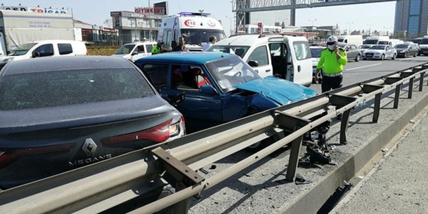 TEM'de zincirleme kaza! Yaralılar var