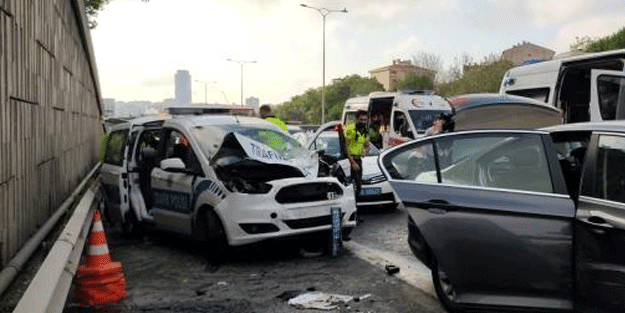 TEM'de zincirleme kaza! Yaralılar var