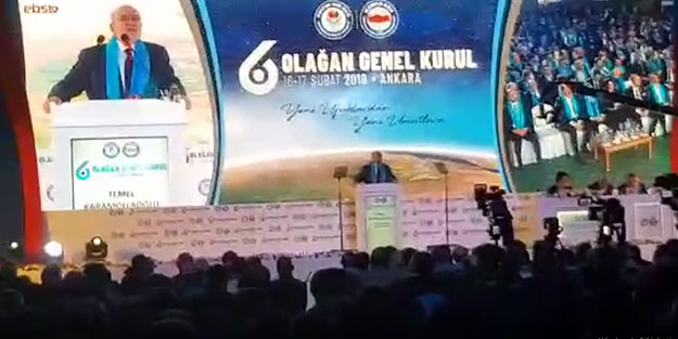 Saadet liderinin dili sürçtü, genel kurul salonu karıştı