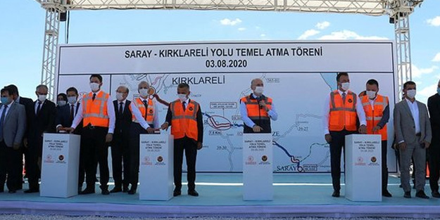 Temeli Bakan Karaismailoğlu attı... Proje tamamlandığında mesafe 4 saatten 1 saat 20 dakikaya düşecek