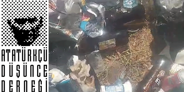 Temizlemek AK Partili belediyeye kaldı! ADD'liler yediler içtiler pisletip gittiler