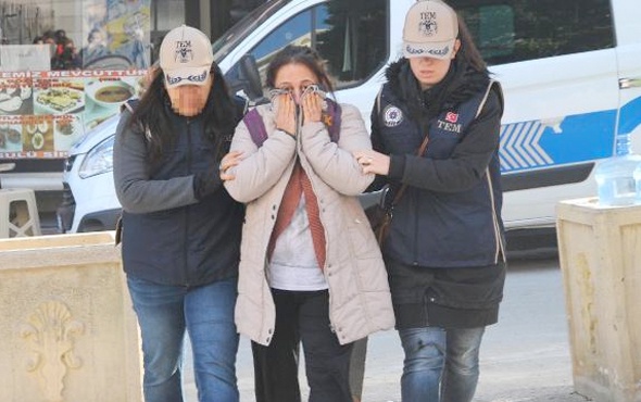 Temizlik görevlisi kadına PKK gözaltısı