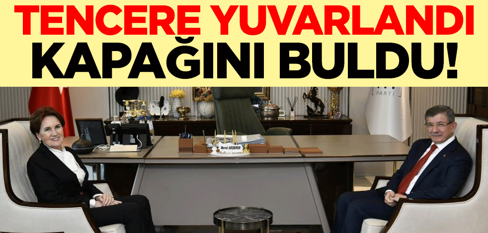 Tencere yuvarlandı kapağını buldu!